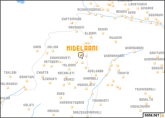 map of Midelaani