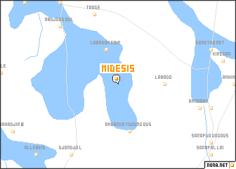 map of Midésis