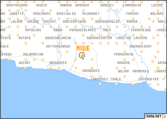 map of Mide