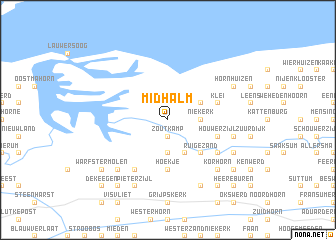 map of Midhalm