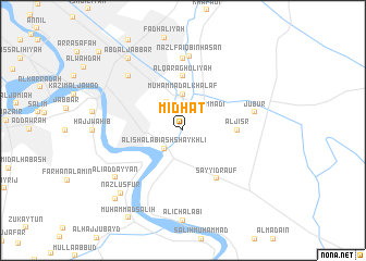 map of Midḩat