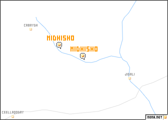 map of Midhisho