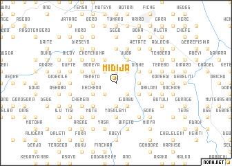 map of Midija