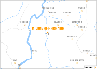 map of Midimba-Fwakamba