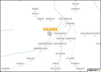 map of Midimba