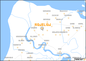 map of Midjélidj