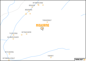 map of Midkane