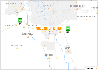 map of Midland Tower