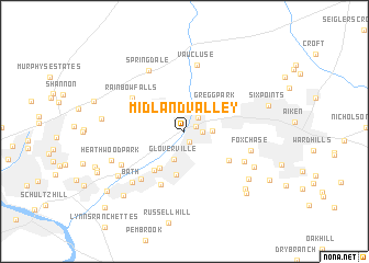 map of Midland Valley