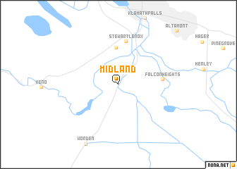 map of Midland