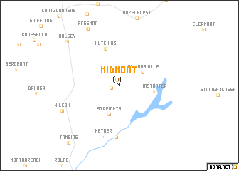 map of Midmont