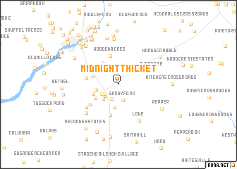 map of Midnight Thicket