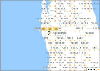 map of Midodoni