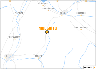 map of Midōgaito
