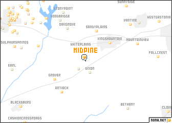map of Midpine