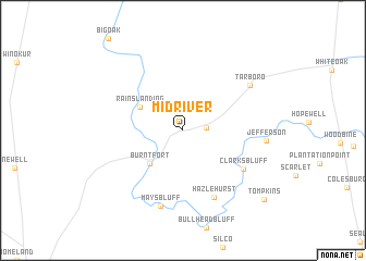 map of Midriver