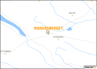 map of Midskogberget