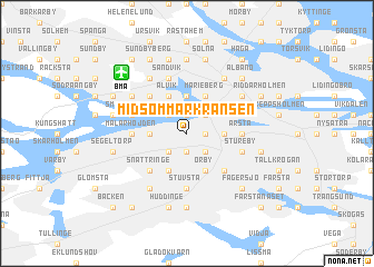 map of Midsommarkransen