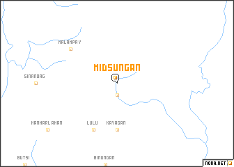 map of Midsungan