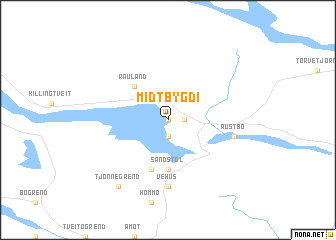 map of Midtbygdi