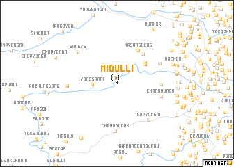 map of Midul-li