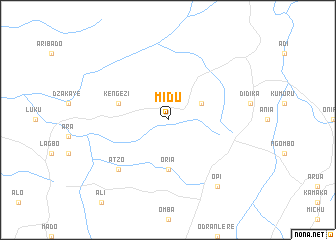 map of Midu