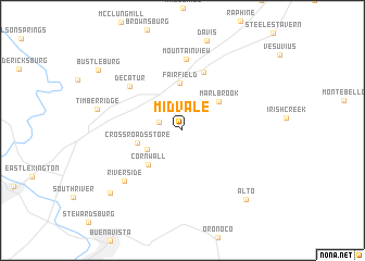 map of Midvale