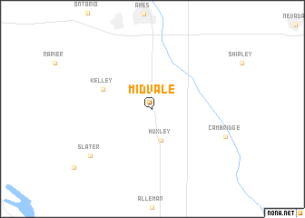 map of Midvale