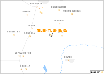 map of Midway Corners