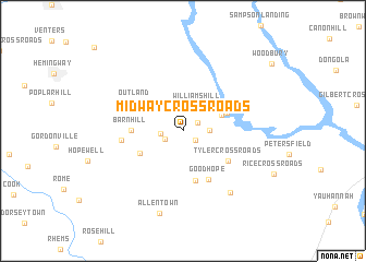 map of Midway Crossroads