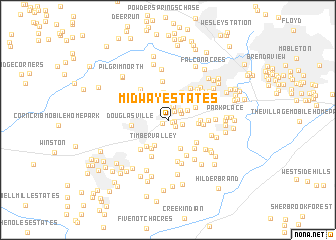 map of Midway Estates