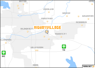 map of Midway Village