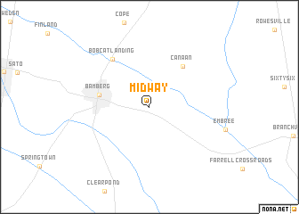 Midway (United States - USA) map - nona.net