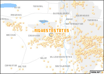 map of Midwest Estates