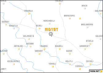 Midyat (Turkey) map - nona.net