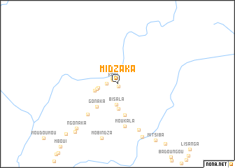 map of Midzaka