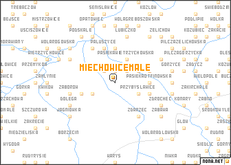 map of Miechowice Małe