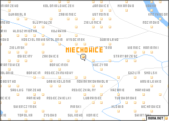 map of Miechowice