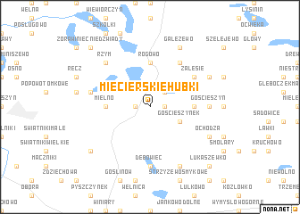 map of Mięcierskie Hubki