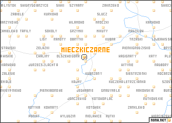 map of Mieczki Czarne