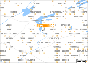 map of Mieczownica