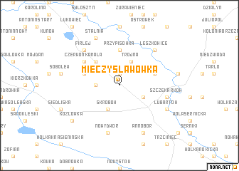 map of Mieczysławówka