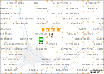 map of Miedering