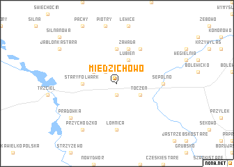 map of Miedzichowo