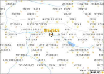 map of Miejsce