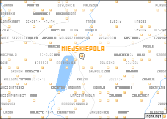 map of Miejskie Pola