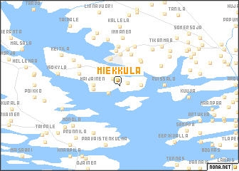 map of Miekkula