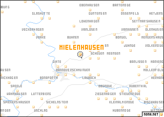 map of Mielenhausen