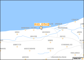 map of Mielenko