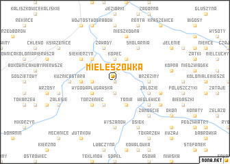 map of Mieleszówka